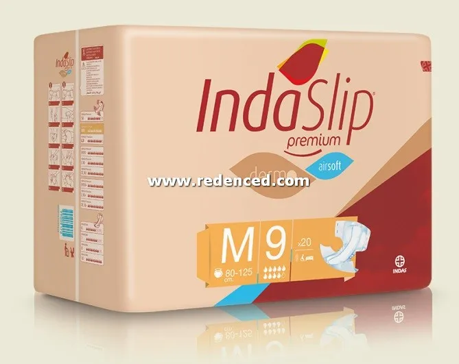 Fraldas IndaSlip - M9 Premium - 20 Fraldas