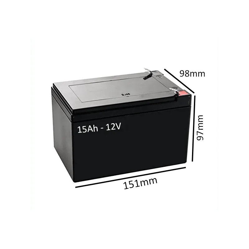 Bateria para Cadeiras de Rodas ou Scooters de Mobilidade - 151x97x98 -12v-15Ah