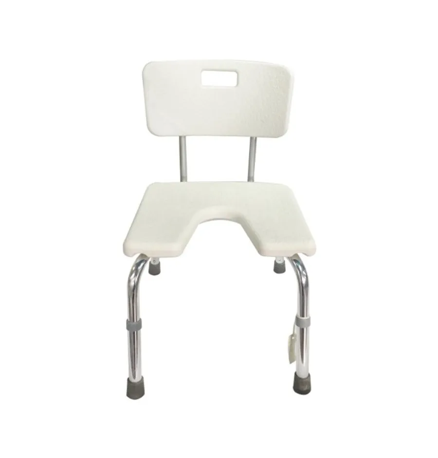 Cadeira de duche/WC em U (reg. em altura)