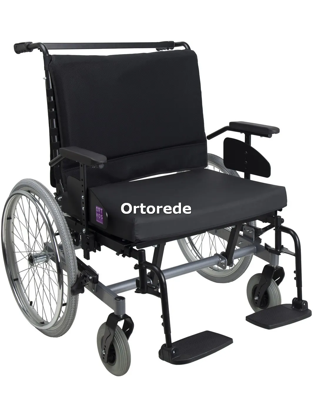 Cadeira de Rodas Peninsular Manual até 300 Kg - Modelo XXL - OrthosXXI