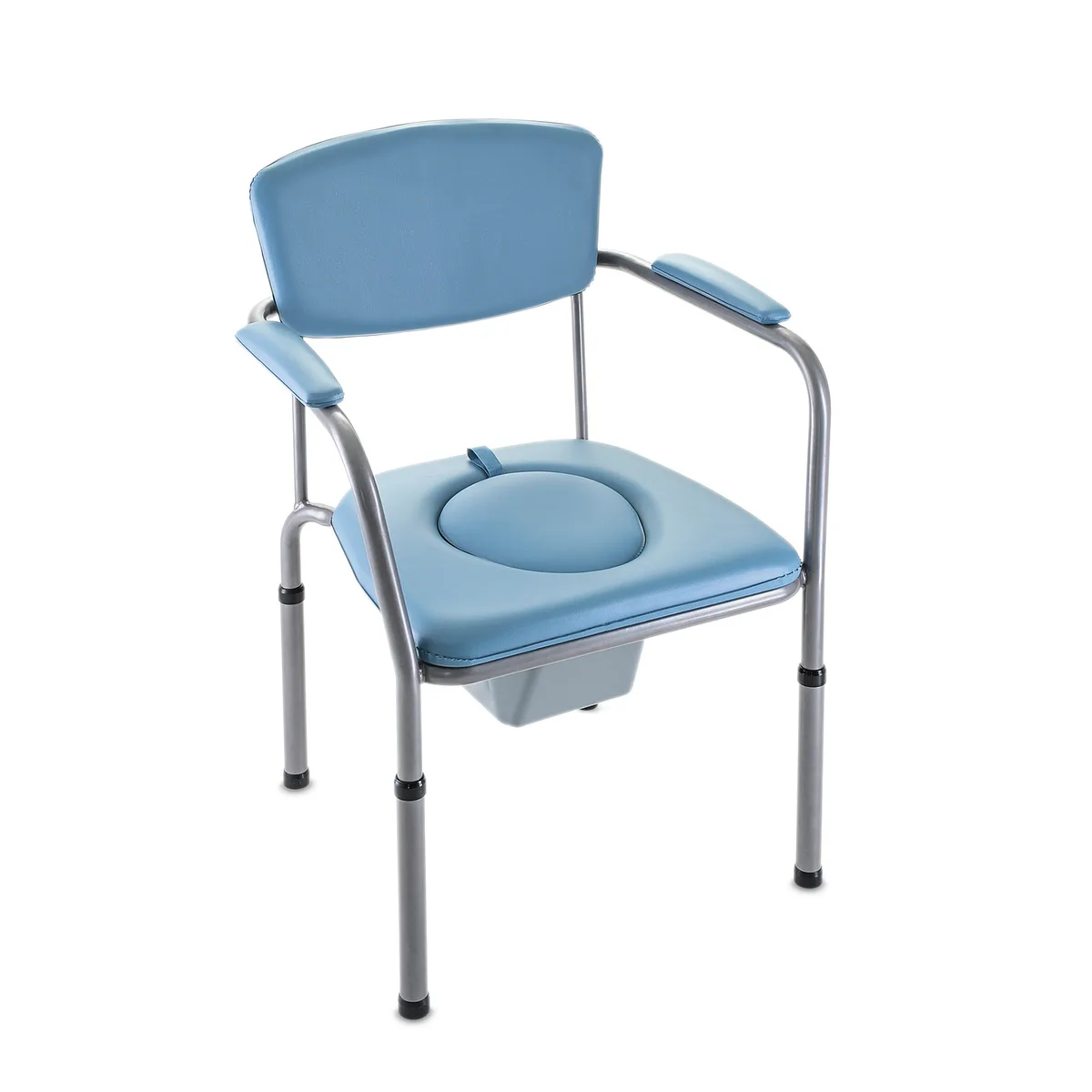 Cadeira Sanitária Invacare Omega Eco — Assento Regulável de 40,5 a 58,5 cm, até 140 kg