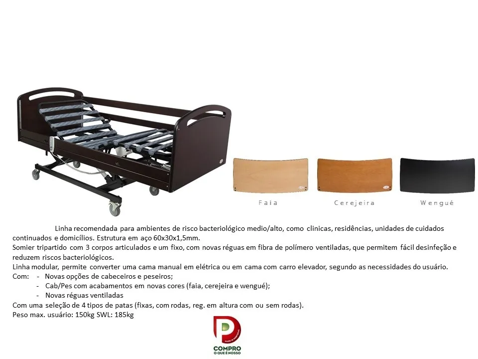 Cama Articulada Electrica de Elevação - Vict Elevar