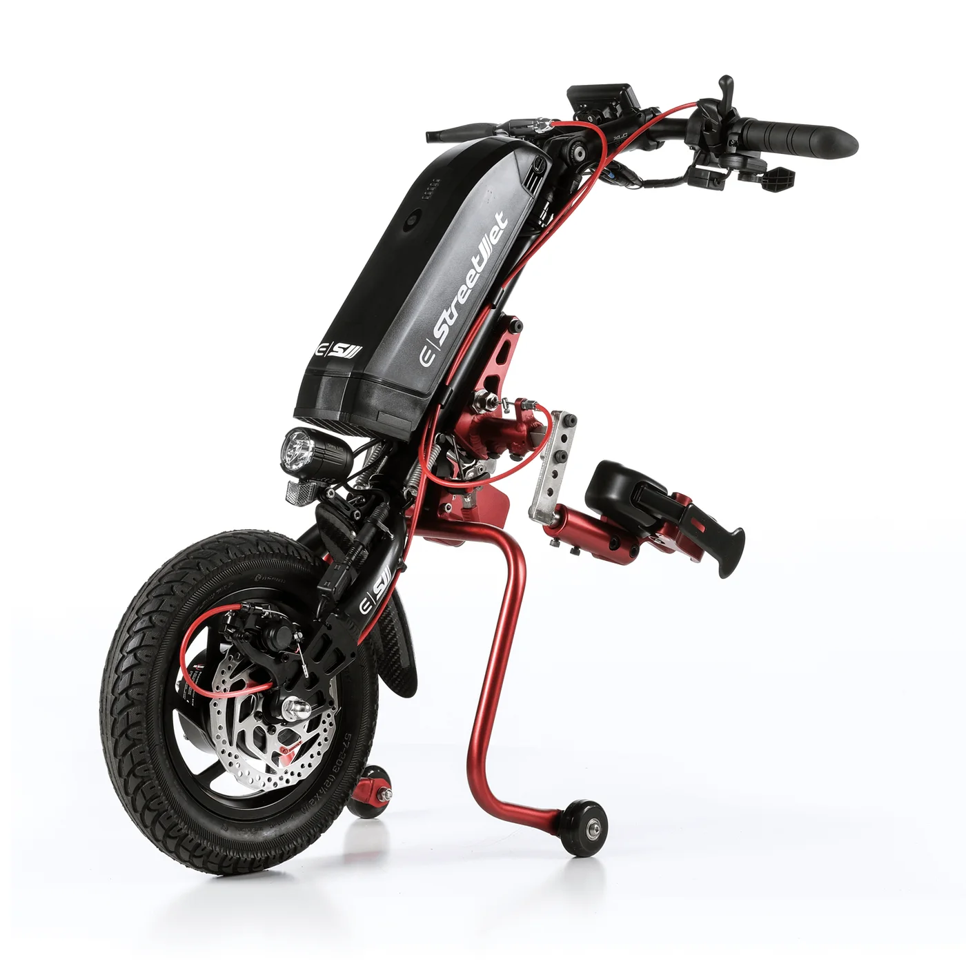 Handbike Elétrica Empulse StreetJet — Roda de 12" ou 16" e 50 km de Autonomia