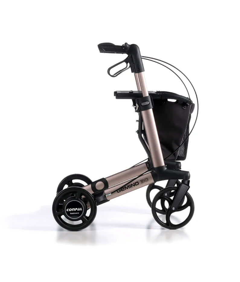 Andarilho Rollator Gemino 30 SpeedControl — Travagem Automática, 8,7 kg