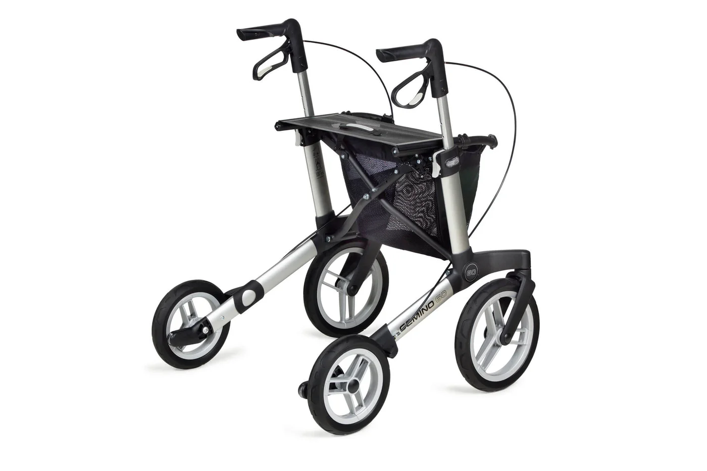 Andarilho Rollator Gemino 60 Todo-o-Terreno — Rodas de 280 mm, até 150 kg