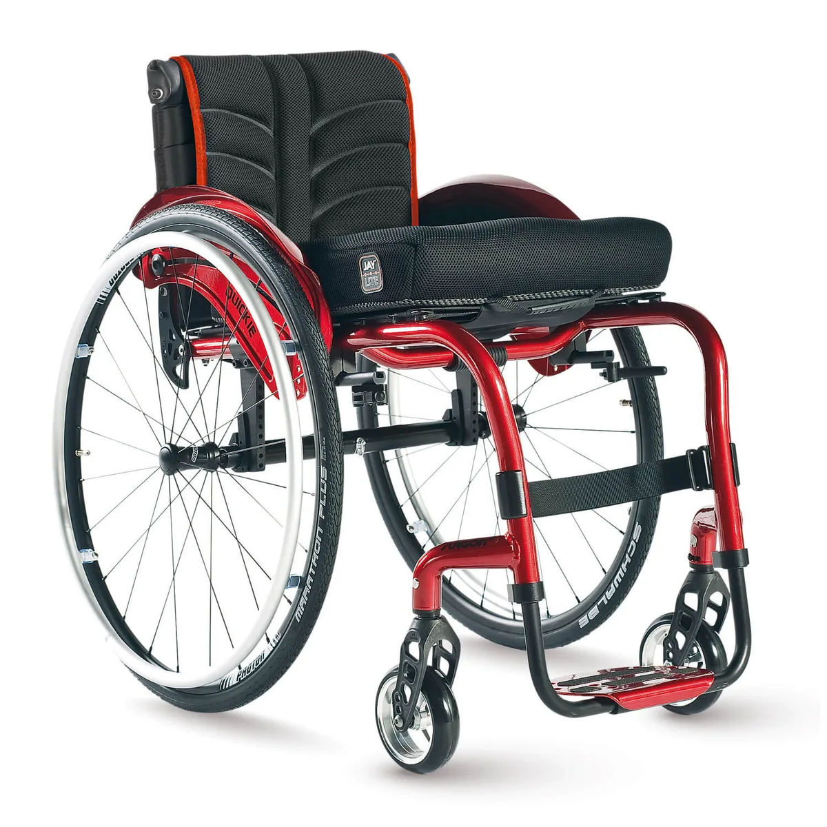 Cadeira de Rodas QUICKIE Argon² — Liga Leve, Chassis Rígido