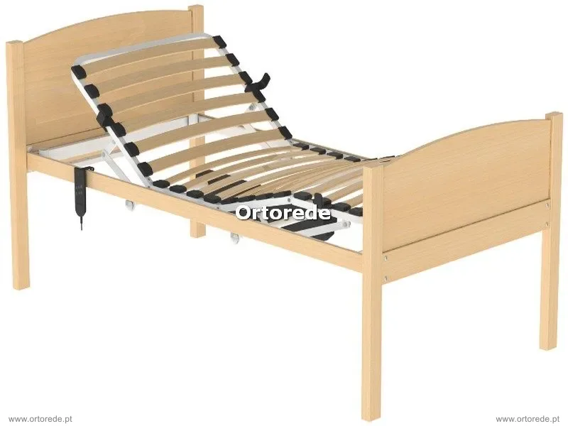 Cama Articulada Eléctrica de Madeira HCS