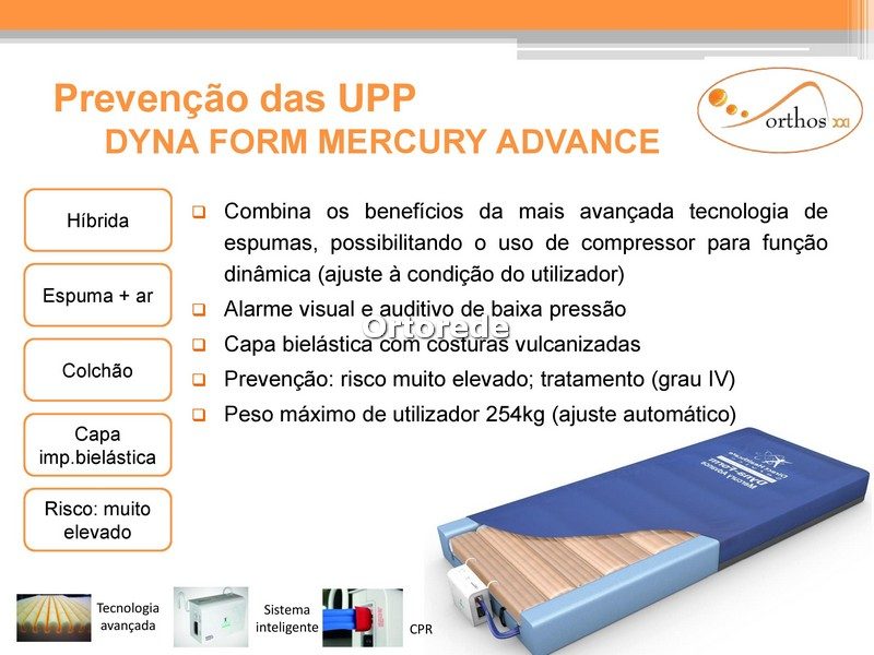 Colchão Dyna Form Mercury Advance - Até 254Kg