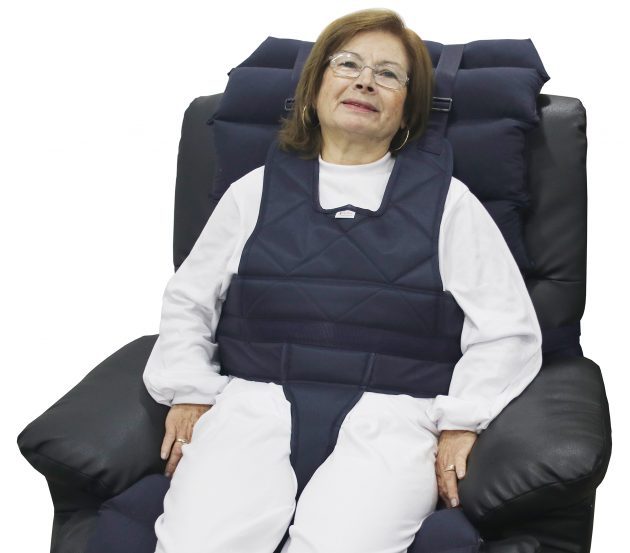 Colete, Cinto de Segurança Abdominal e Pélvico para Cadeirão ou Poltrona