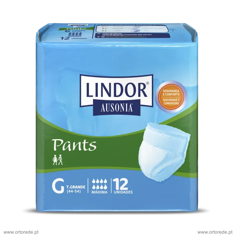 Cueca Fralda Lindor Maxi Grande - 12 unidades