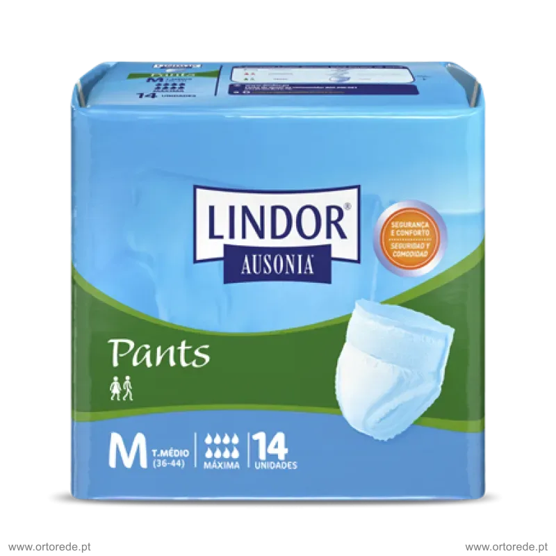 Cueca Fralda Lindor Maxi Médio - 14 unidades