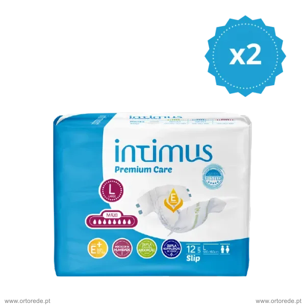 Fraldas Intimus - L Plus - 40 Fraldas (2 Embalagens)